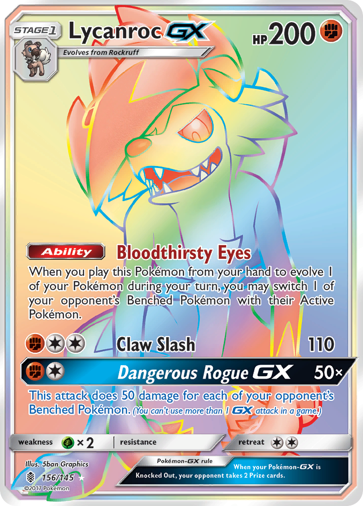 Lycanroc GX (156/145) [Sun & Moon: Guardians Rising] | Event Horizon Hobbies CA