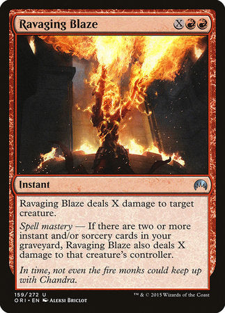 Ravaging Blaze [Magic Origins] | Event Horizon Hobbies CA