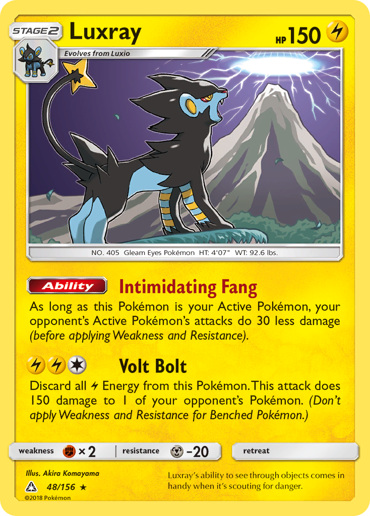 Luxray (48/156) [Sun & Moon: Ultra Prism] | Event Horizon Hobbies CA