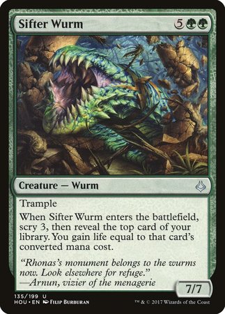 Sifter Wurm [Hour of Devastation] | Event Horizon Hobbies CA