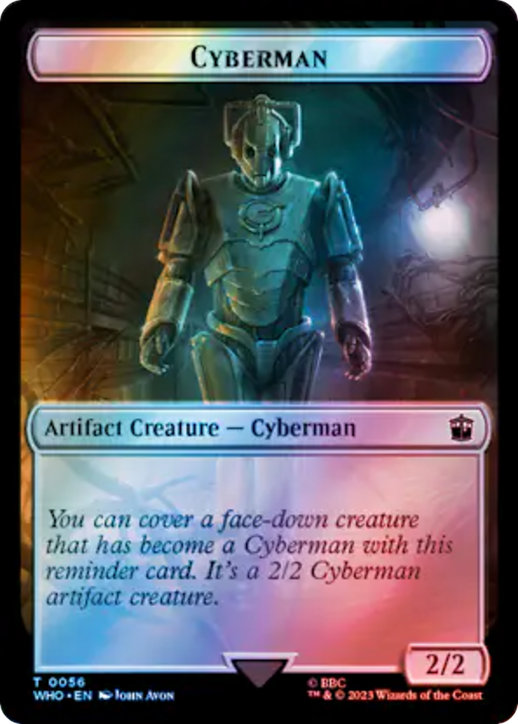 Copy // Cyberman Double-Sided Token (Surge Foil) [Doctor Who Tokens] | Event Horizon Hobbies CA
