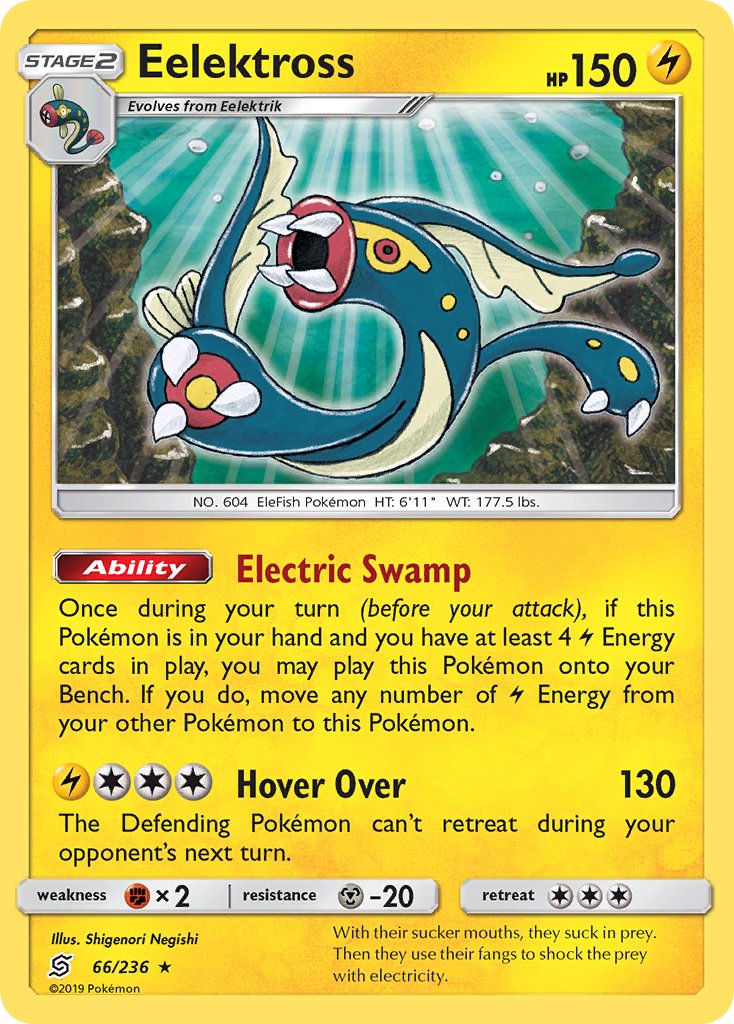 Eelektross (66/236) (Theme Deck Exclusive) [Sun & Moon: Unified Minds] | Event Horizon Hobbies CA