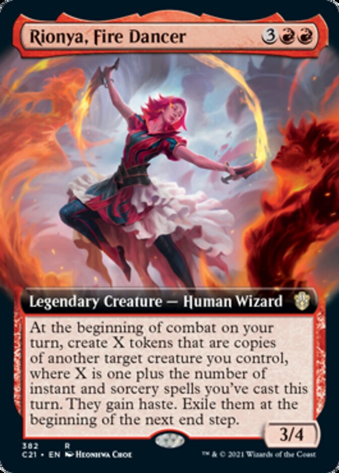 Rionya, Fire Dancer (Extended) [Commander 2021] | Event Horizon Hobbies CA