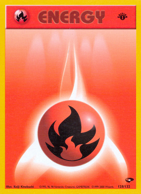 Fire Energy (128/132) [Gym Challenge 1st Edition] | Event Horizon Hobbies CA