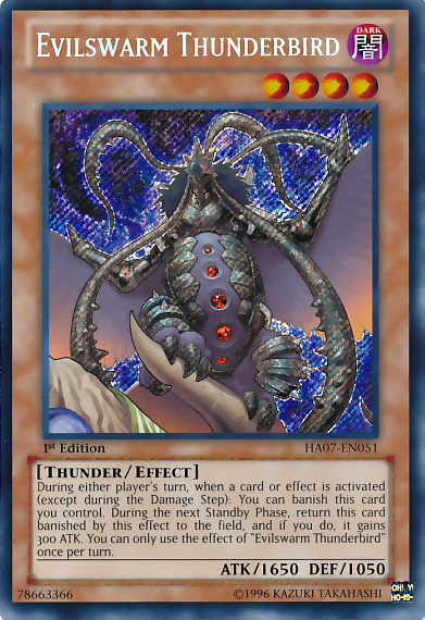 Evilswarm Thunderbird [HA07-EN051] Secret Rare | Event Horizon Hobbies CA