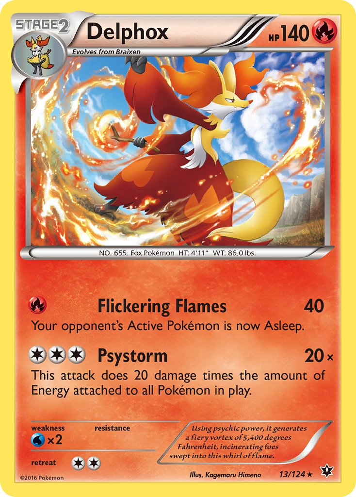 Delphox (13/124) (Theme Deck Exclusive) [XY: Fates Collide] | Event Horizon Hobbies CA