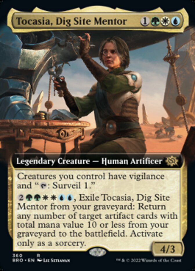 Tocasia, Dig Site Mentor (Extended Art) [The Brothers' War] | Event Horizon Hobbies CA