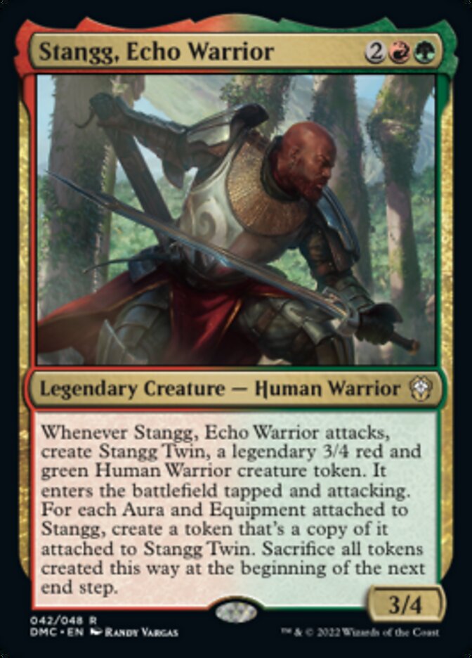 Stangg, Echo Warrior [Dominaria United Commander] | Event Horizon Hobbies CA