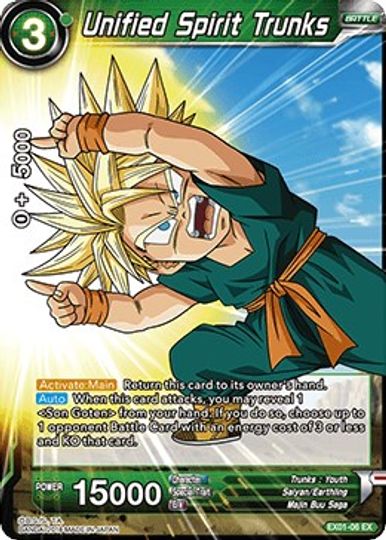 Unified Spirit Trunks (EX01-06) [Mighty Heroes] | Event Horizon Hobbies CA