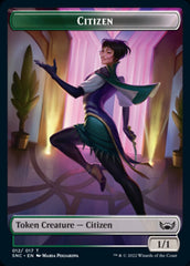 Food // Citizen Double-sided Token [Streets of New Capenna Commander Tokens] | Event Horizon Hobbies CA