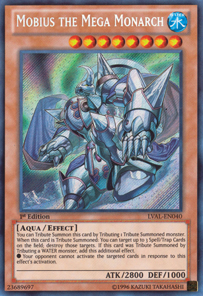 Mobius the Mega Monarch [LVAL-EN040] Secret Rare | Event Horizon Hobbies CA