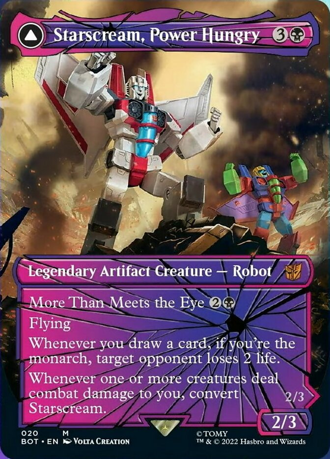 Starscream, Power Hungry // Starscream, Seeker Leader (Shattered Glass) [Universes Beyond: Transformers] | Event Horizon Hobbies CA