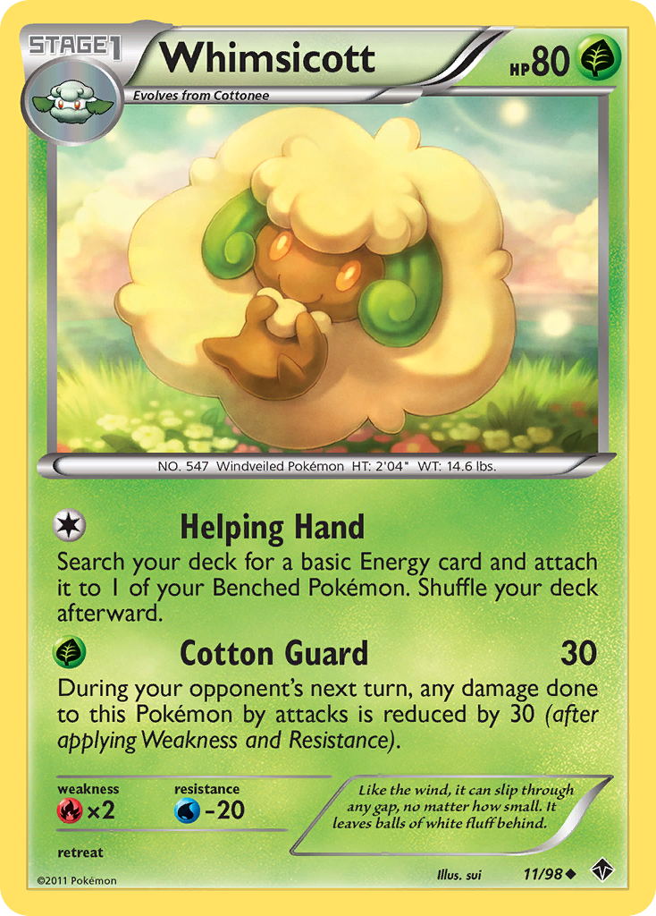 Whimsicott (11/98) [Black & White: Emerging Powers] | Event Horizon Hobbies CA