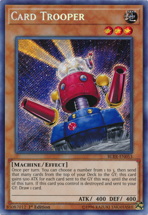 Card Trooper [BLRR-EN053] Secret Rare | Event Horizon Hobbies CA