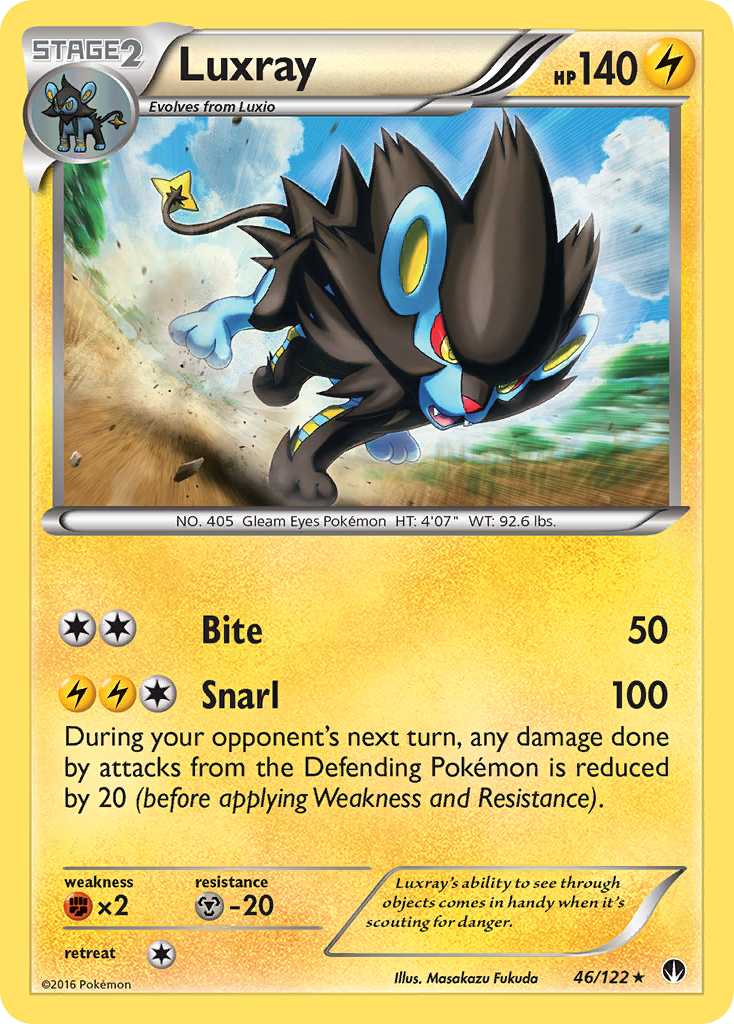 Luxray (46/122) [XY: BREAKpoint] | Event Horizon Hobbies CA