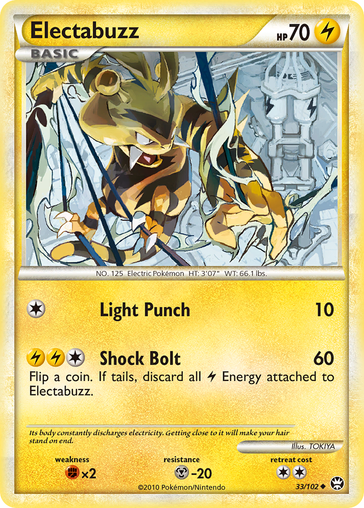 Electabuzz (33/102) [HeartGold & SoulSilver: Triumphant] | Event Horizon Hobbies CA