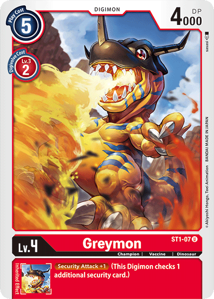 Greymon [ST1-07] [Starter Deck: Gaia Red] | Event Horizon Hobbies CA