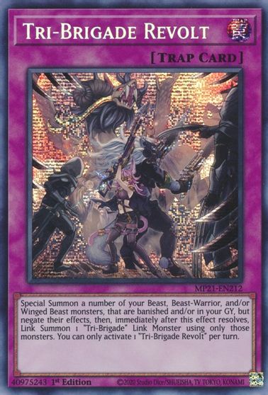 Tri-Brigade Revolt [MP21-EN212] Prismatic Secret Rare | Event Horizon Hobbies CA