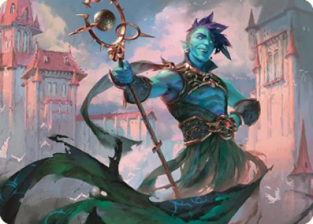 Haughty Djinn Art Card [Dominaria United Art Series] | Event Horizon Hobbies CA