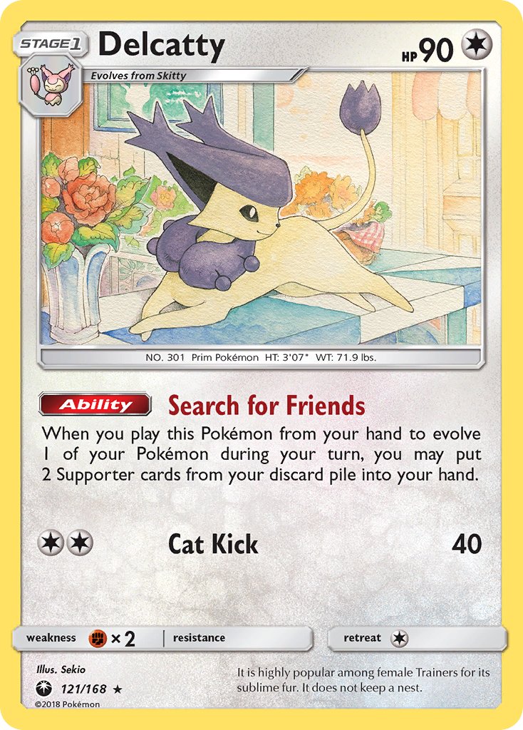 Delcatty (121/168) (Theme Deck Exclusive) [Sun & Moon: Celestial Storm] | Event Horizon Hobbies CA