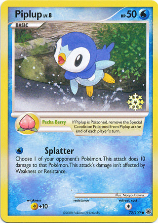 Piplup (72/100) [Countdown Calendar Promos] | Event Horizon Hobbies CA