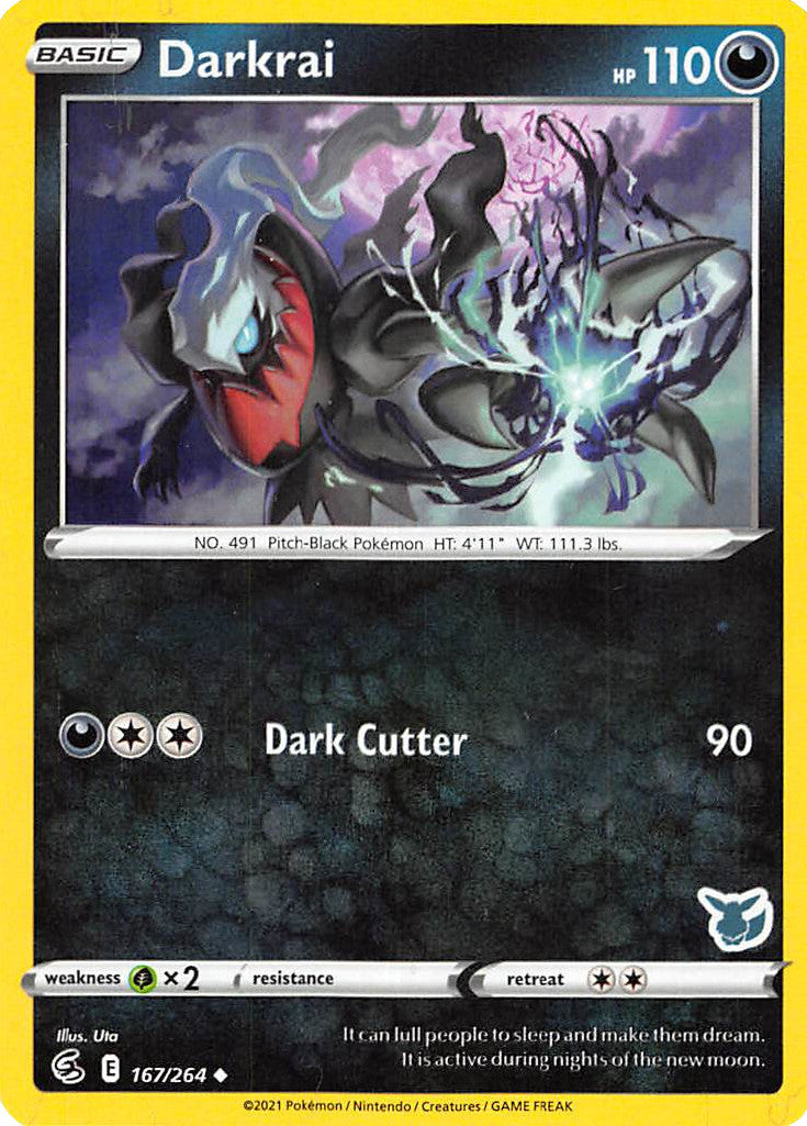 Darkrai (167/264) (Eevee Deck) [Battle Academy 2022] | Event Horizon Hobbies CA