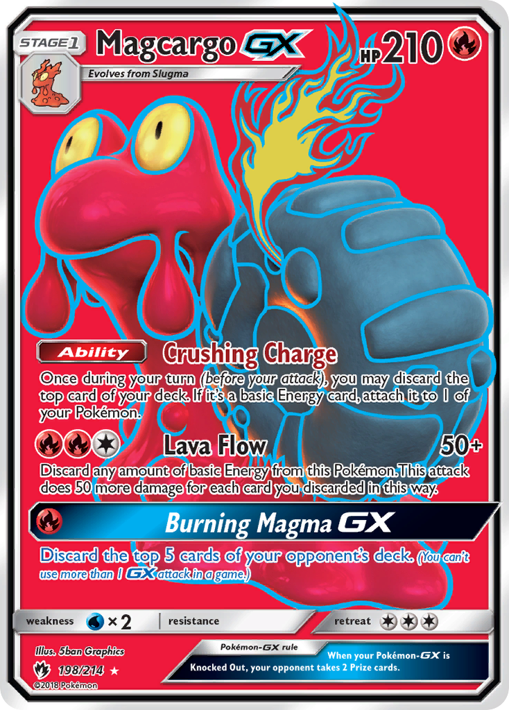 Magcargo GX (198/214) [Sun & Moon: Lost Thunder] | Event Horizon Hobbies CA