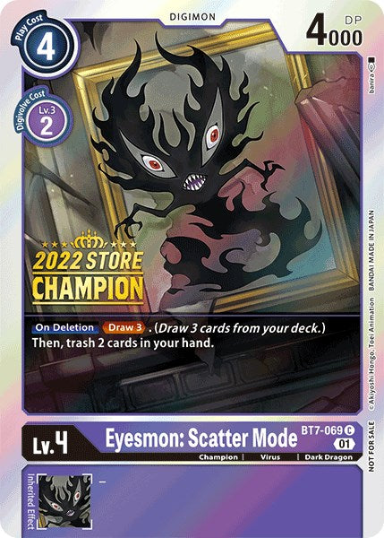 Eyesmon: Scatter Mode [BT7-069] (2022 Store Champion) [Next Adventure Promos] | Event Horizon Hobbies CA