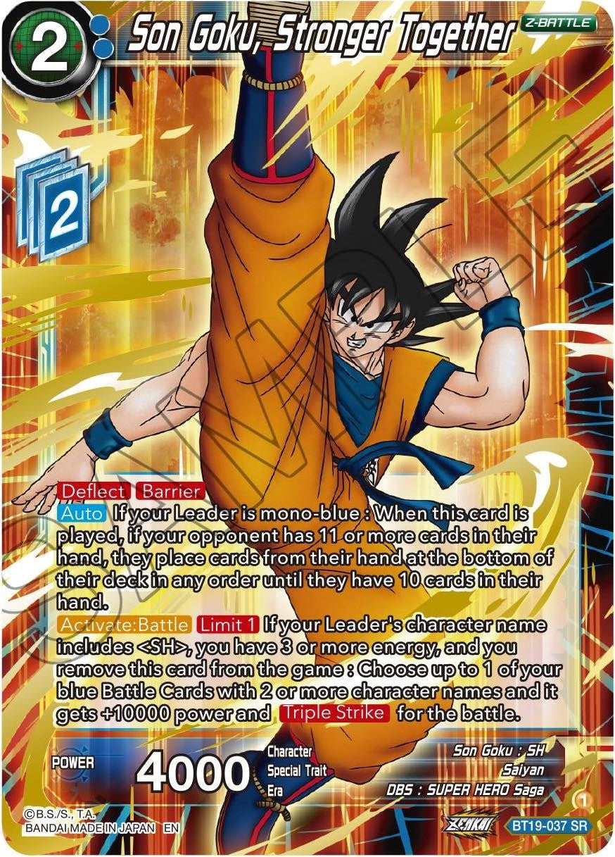 Son Goku, Stronger Together (BT19-037) [Fighter's Ambition] | Event Horizon Hobbies CA