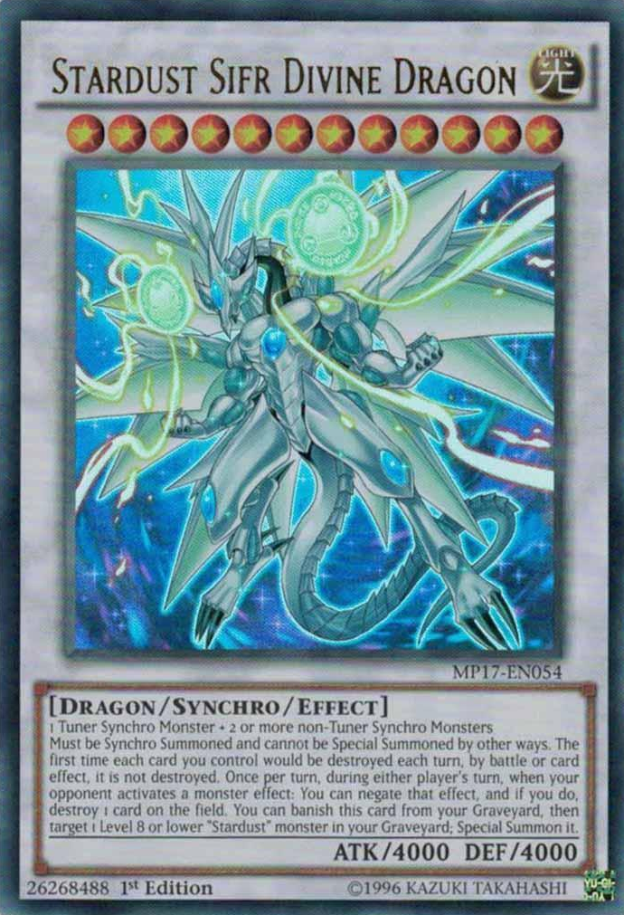 Stardust Sifr Divine Dragon [MP17-EN054] Ultra Rare | Event Horizon Hobbies CA