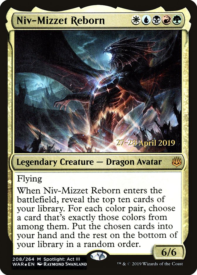 Niv-Mizzet Reborn  [War of the Spark Prerelease Promos] | Event Horizon Hobbies CA