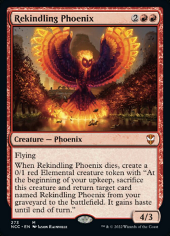 Rekindling Phoenix [Streets of New Capenna Commander] | Event Horizon Hobbies CA