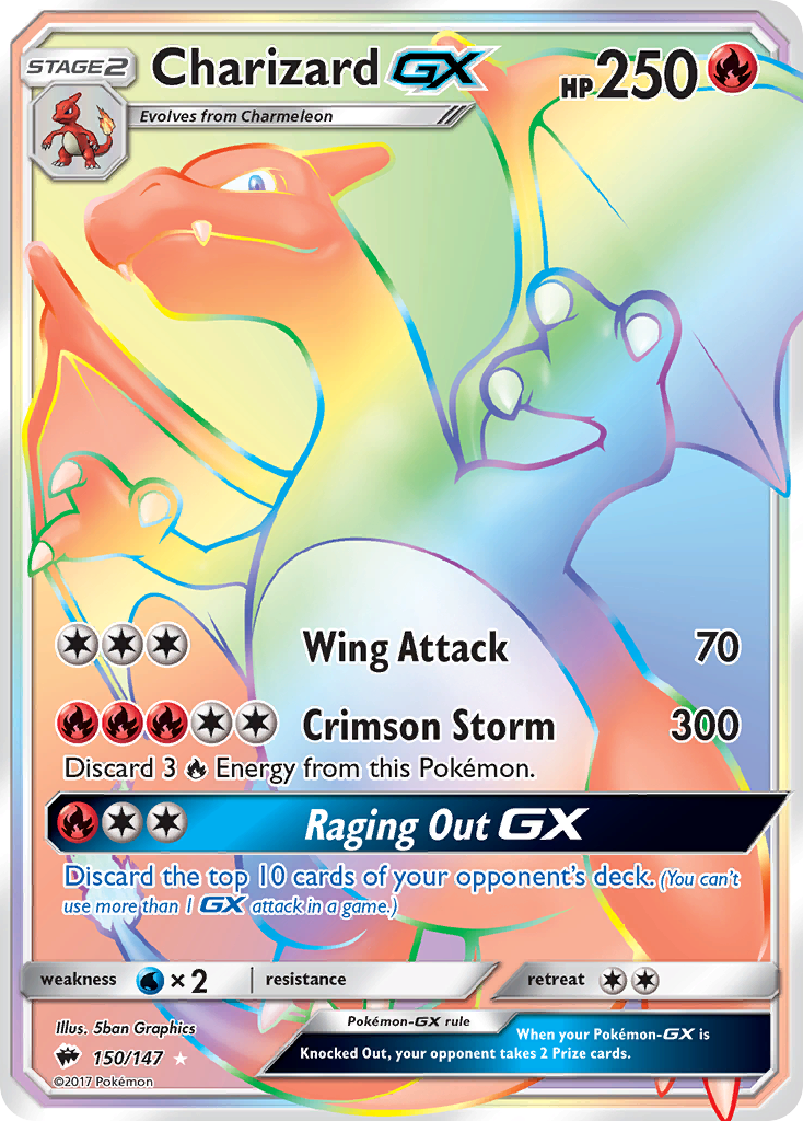 Charizard GX (150/147) [Sun & Moon: Burning Shadows] | Event Horizon Hobbies CA