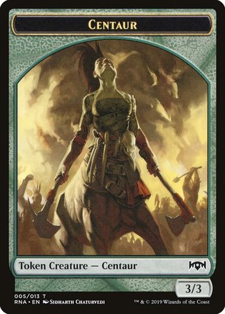 Centaur Token [Ravnica Allegiance Tokens] | Event Horizon Hobbies CA