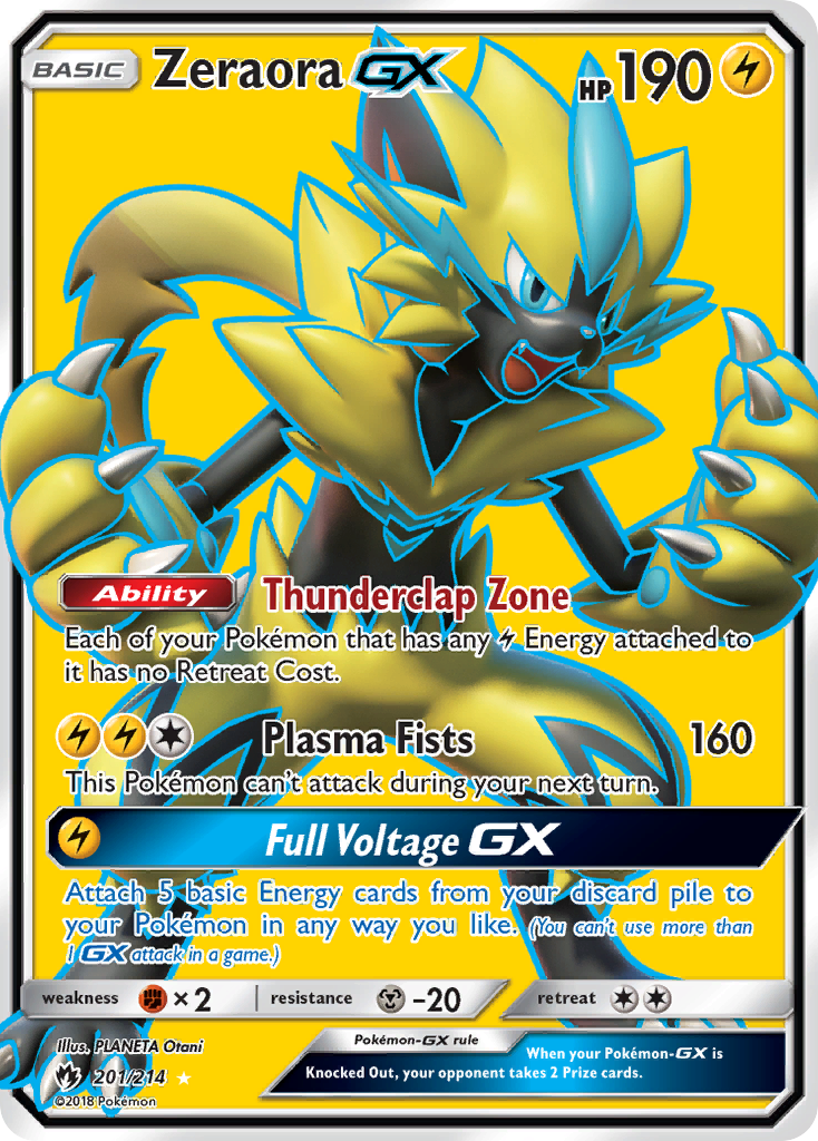 Zeraora GX (201/214) [Sun & Moon: Lost Thunder] | Event Horizon Hobbies CA