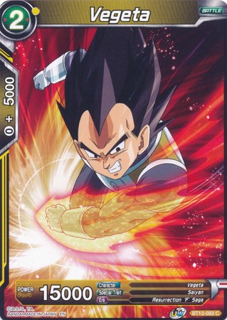 Vegeta (BT12-093) [Vicious Rejuvenation] | Event Horizon Hobbies CA