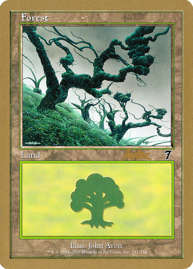 Forest (bk331) (Brian Kibler) [World Championship Decks 2002] | Event Horizon Hobbies CA