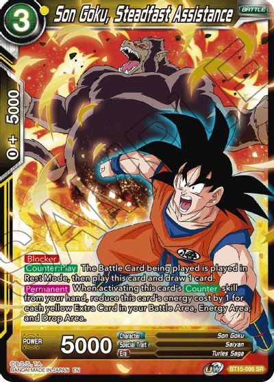 Son Goku, Steadfast Assistance (BT15-096) [Saiyan Showdown] | Event Horizon Hobbies CA