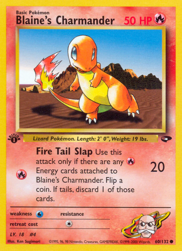 Blaine's Charmander (60/132) [Gym Challenge 1st Edition] | Event Horizon Hobbies CA