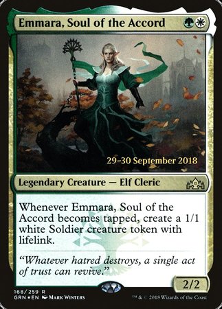 Emmara, Soul of the Accord [Guilds of Ravnica Promos] | Event Horizon Hobbies CA