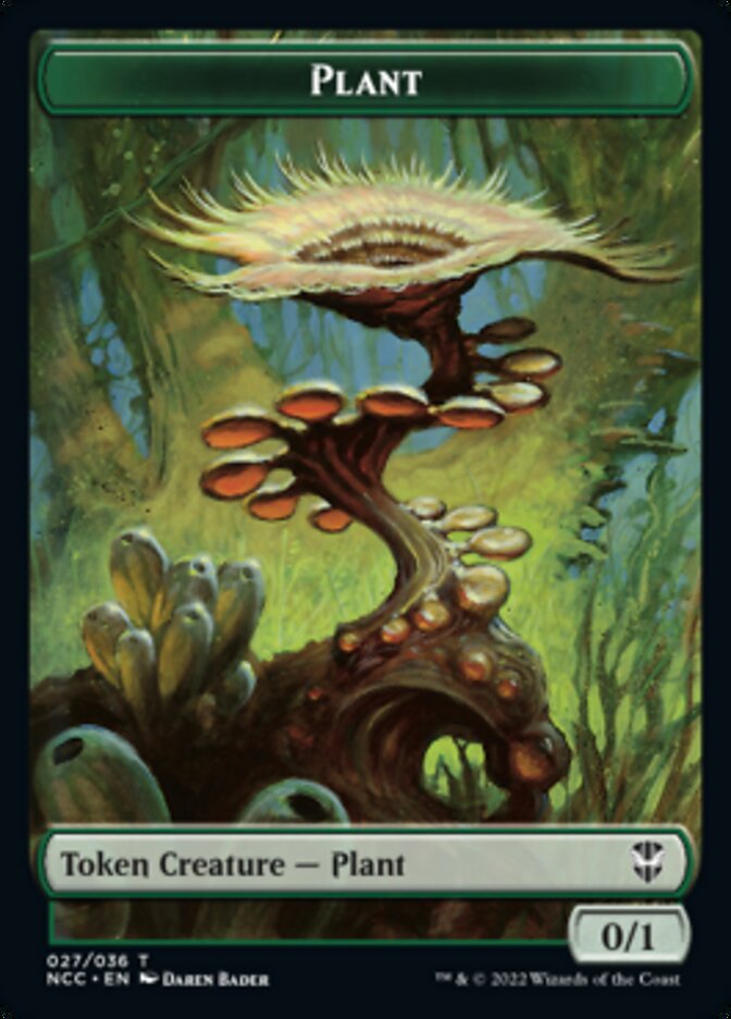 Plant // Citizen Double-sided Token [Streets of New Capenna Commander Tokens] | Event Horizon Hobbies CA