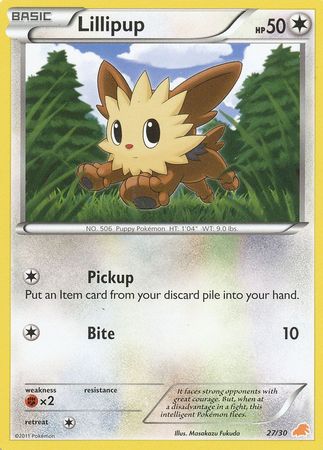 Lillipup (27/30) [Black & White: Trainer Kit - Excadrill] | Event Horizon Hobbies CA