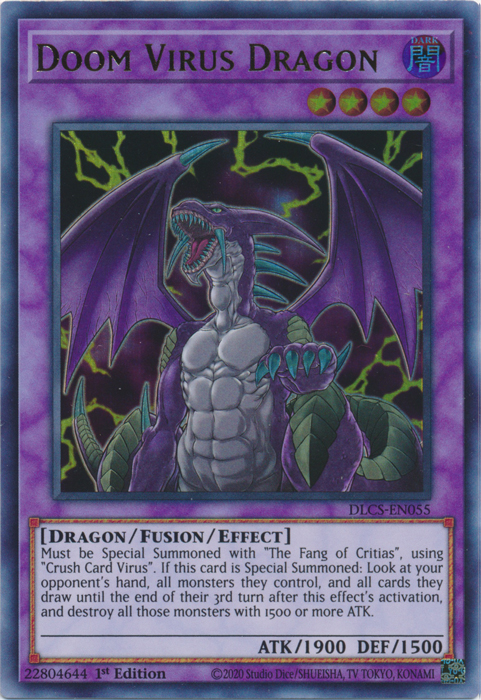 Doom Virus Dragon [DLCS-EN055] Ultra Rare | Event Horizon Hobbies CA