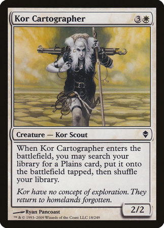 Kor Cartographer [Zendikar] | Event Horizon Hobbies CA