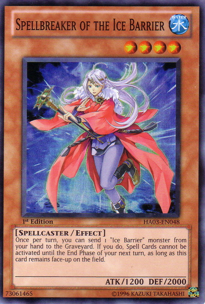 Spellbreaker of the Ice Barrier [HA03-EN048] Super Rare | Event Horizon Hobbies CA