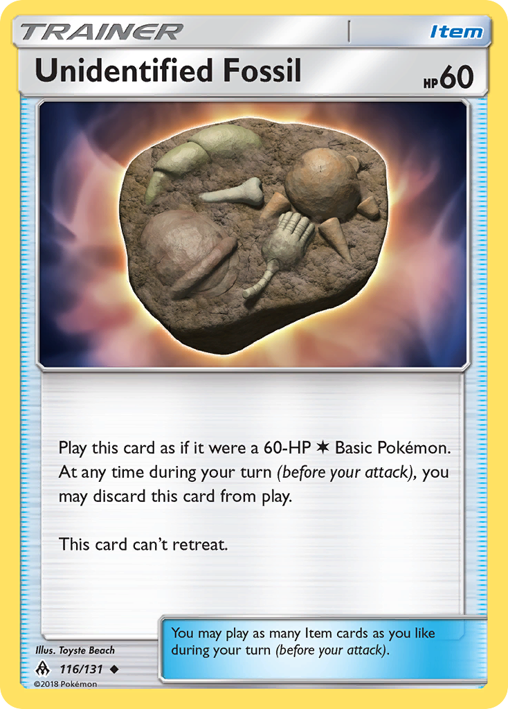 Unidentified Fossil (116/131) [Sun & Moon: Forbidden Light] | Event Horizon Hobbies CA