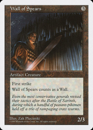 Wall of Spears [Fifth Edition] | Event Horizon Hobbies CA