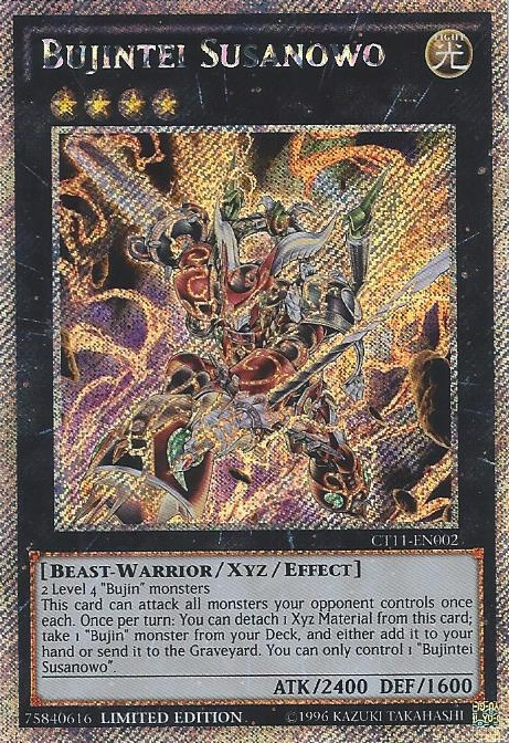 Bujintei Susanowo [CT11-EN002] Secret Rare | Event Horizon Hobbies CA