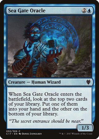 Sea Gate Oracle [Commander 2017] | Event Horizon Hobbies CA