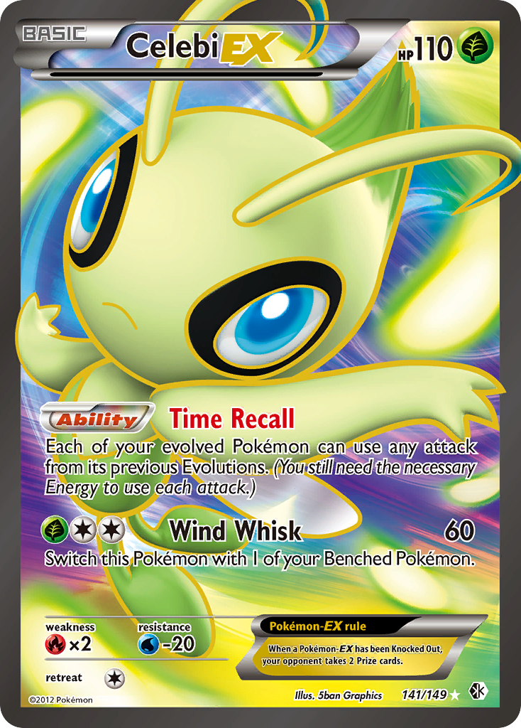 Celebi EX (141/149) [Black & White: Boundaries Crossed] | Event Horizon Hobbies CA